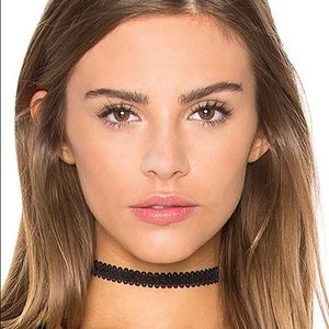 NWOT Vanessa Mooney Lace Ribbon Choker